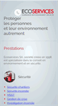 Mobile Screenshot of ecoservices.ch