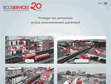Tablet Screenshot of ecoservices.ch